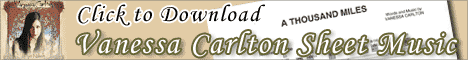 Vanessa Carlton Sheet Music