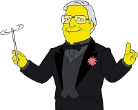 Alf Clausen - Simpsons style