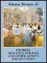 Johann Strauss waltzes polkas and other dances Sheet Music cover
