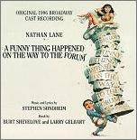 Stephen Sondheim - A Funny Thing Happened on the Way to the Forum, 1996 Revival Cast CD cover